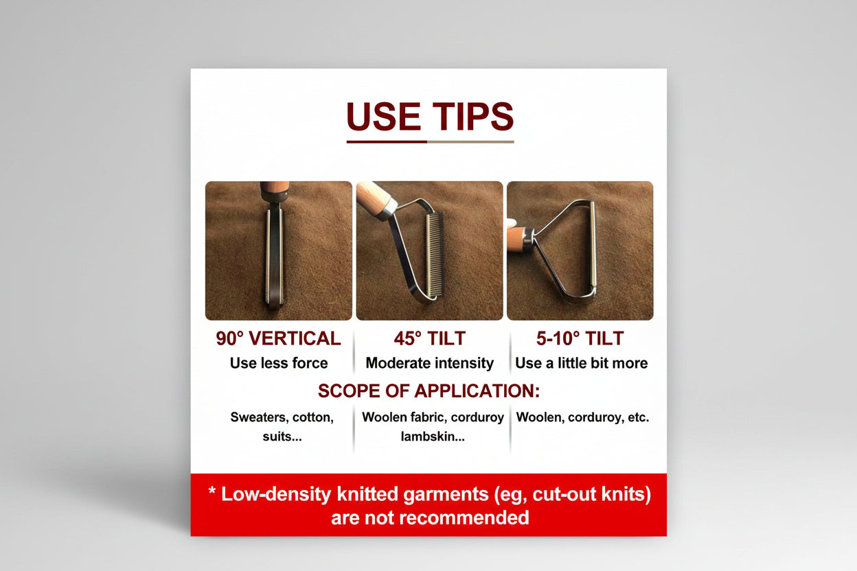 Portable Pet Hair & Lint Remover Brush