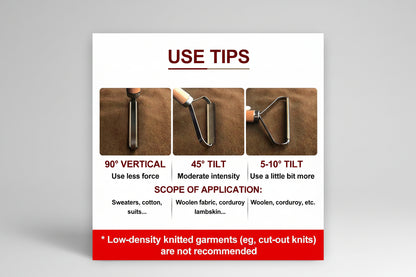 Portable Pet Hair & Lint Remover Brush